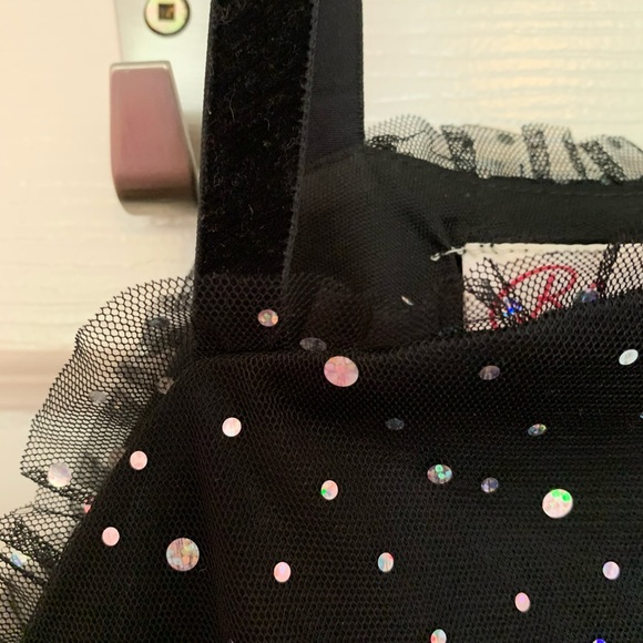 🛍3/30$ Black and sequin dress - Picture 6 of 8